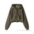 Herbst Winter gewaschen Fleece Heißes Mädchen Hoodie